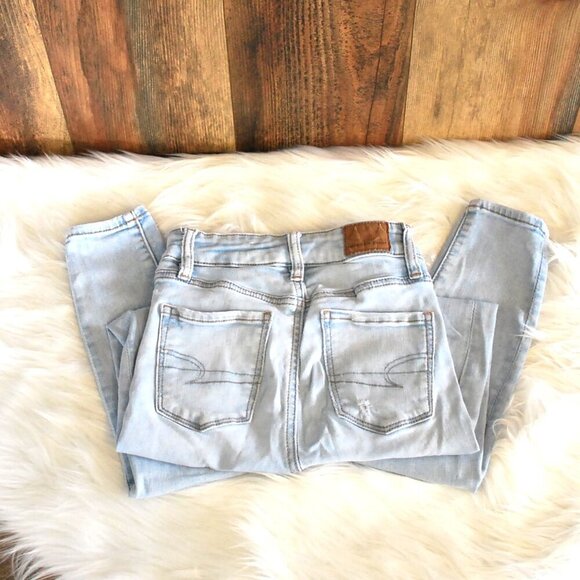 American Eagle Next Level Stretch Hi Rise Jegging Jeans 000 - Picture 7 of 10